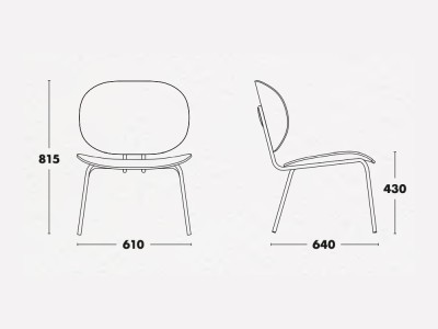 Butacas salón modernas: silla lounge Hari de Ondarreta con acabado personalizado
