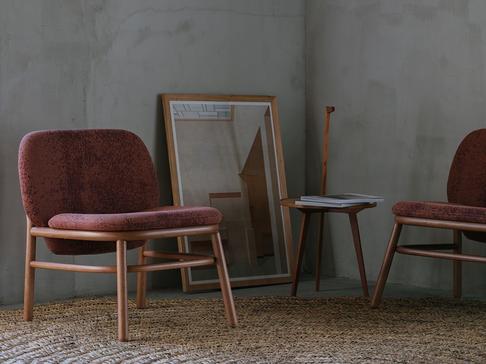 Sillón de madera de haya Lana