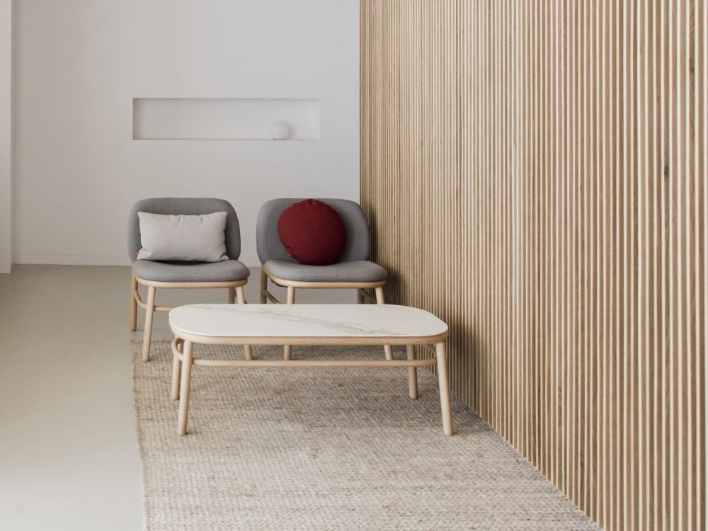 Sillón de madera de haya Lana