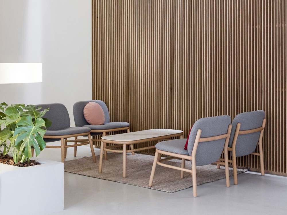 Sillón de madera de haya Lana