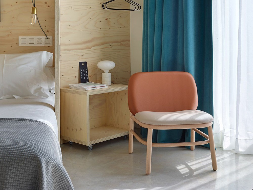 Sillón de madera de haya Lana