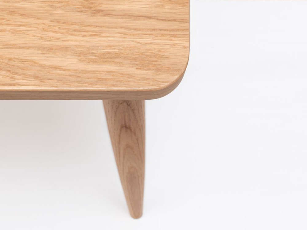 Banco de madera maciza Oto