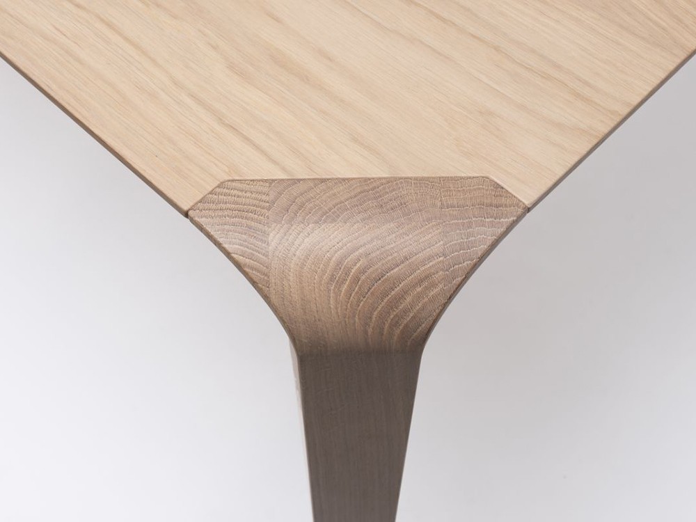 Mesa de comedor de fresno o roble Silu