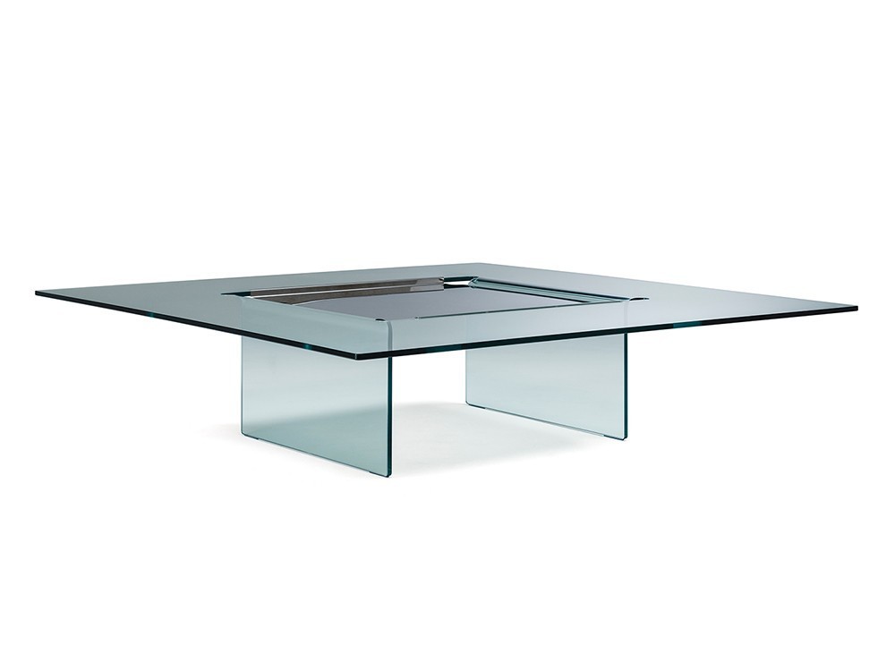 Mesa de centro en cristal Carré Cattelan Italia