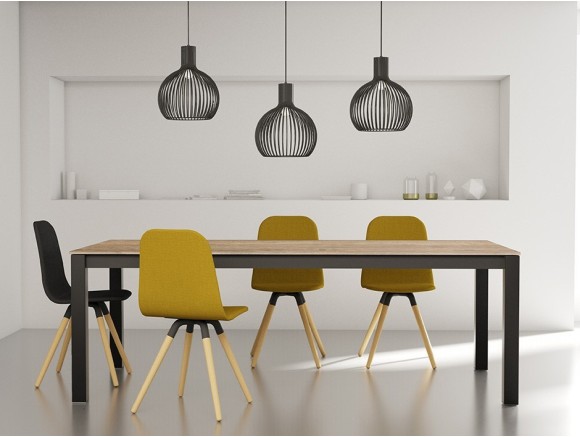 Mesa de cocina o comedor extensible Tokio Laminado de Cancio - 1