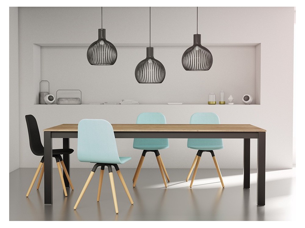 Mesa de cocina o comedor extensible Tokio Laminado de Cancio - 10