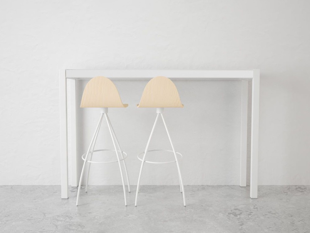 Taburete giratorio de madera Petris Cancio - 7