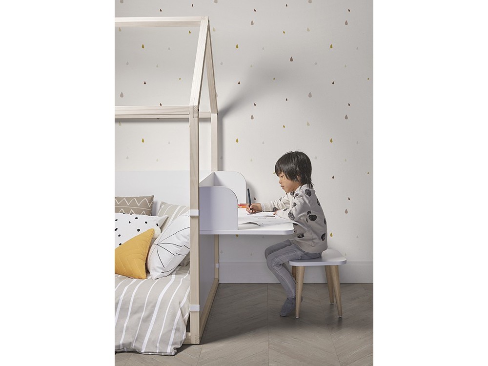 Cama casita para colchón de 90x190