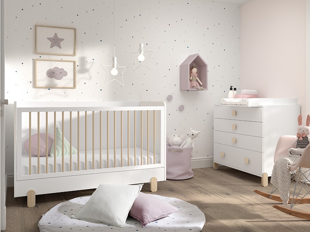 Cómoda Elemental con ruedas o patas Ros Mini - 8