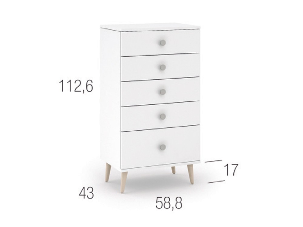 Medidas cajonera Metropoli