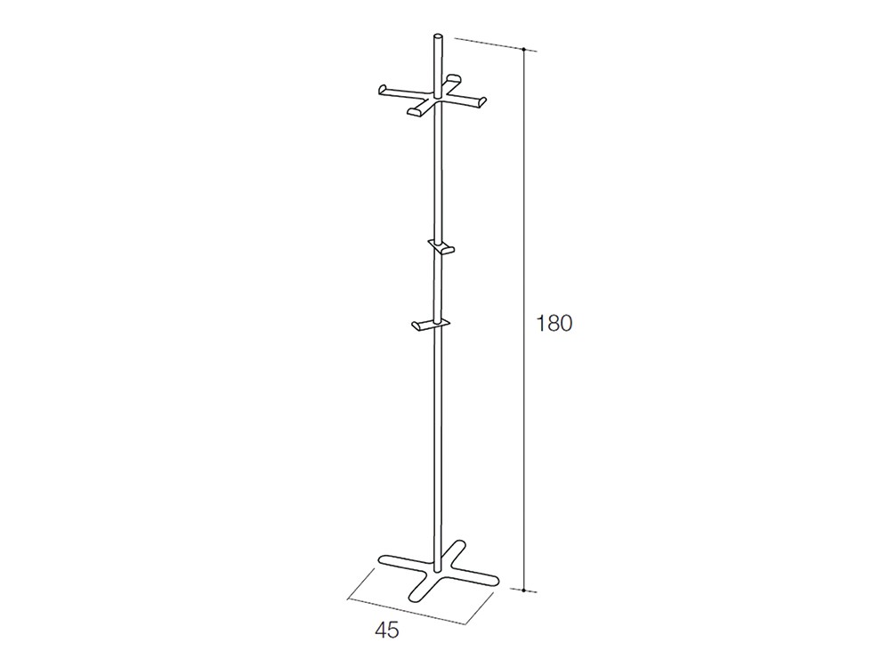 Perchero Cross diseñado por el estudio Ododesign Mobenia - 23