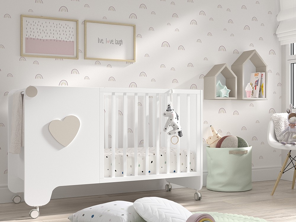 Silueta adhesiva decorativa corazón tierra