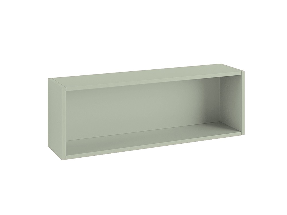 Estante book abierto de 98cm color agua