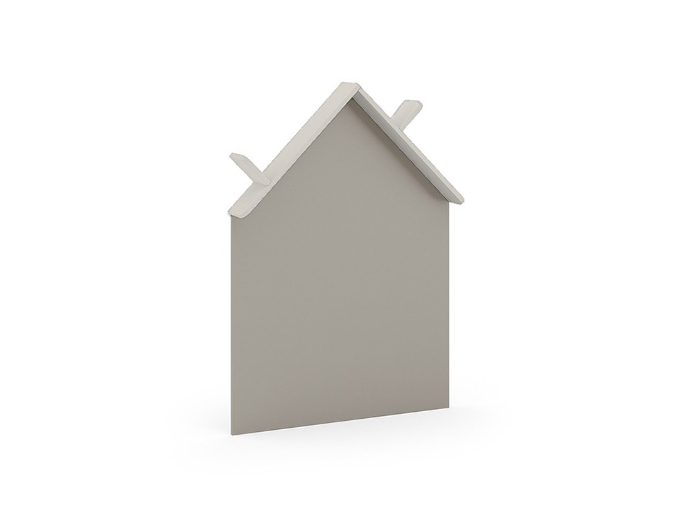 Pizarra silueta de casita con estante para libros ros mini mood tierra