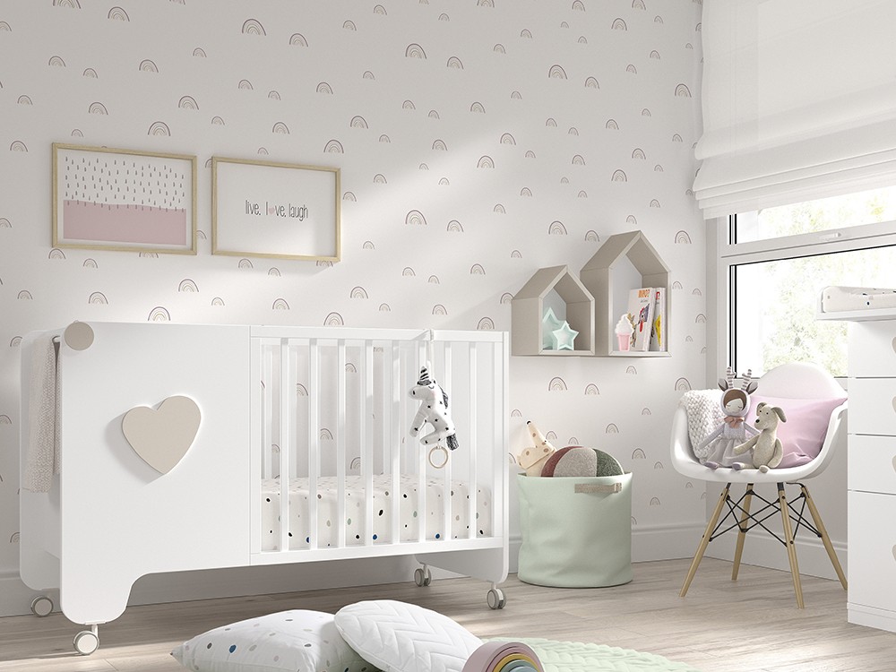 papel pintado arco iris ros mini mood