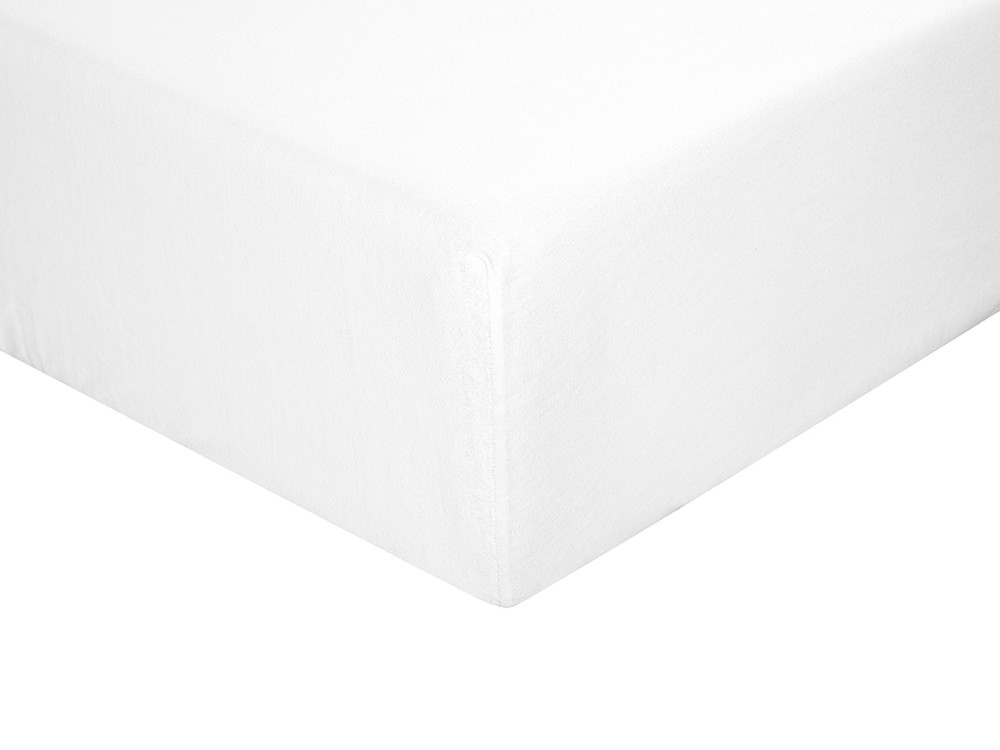 Sábana bajera para cuna o maxicuna color blanco