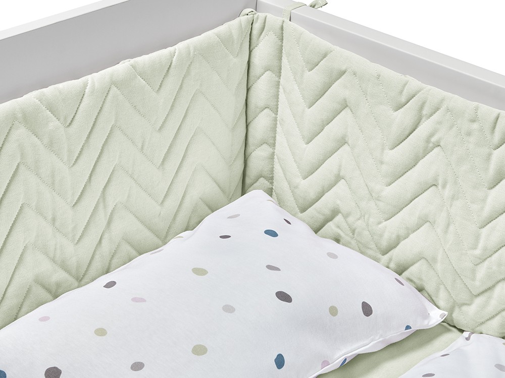 Protector para cuna o maxicuna en color agua