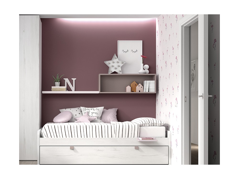 Papel pintado flamingo mood