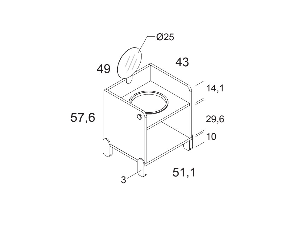 Mueble de higiene Arco Iris de Ros - 5