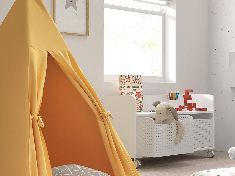 Cubeta de metal para juguetero Ros Mini - 19