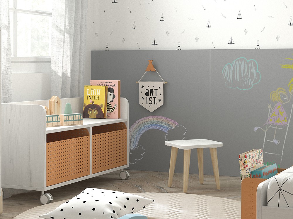 Cubeta de metal para juguetero Ros Mini - 15