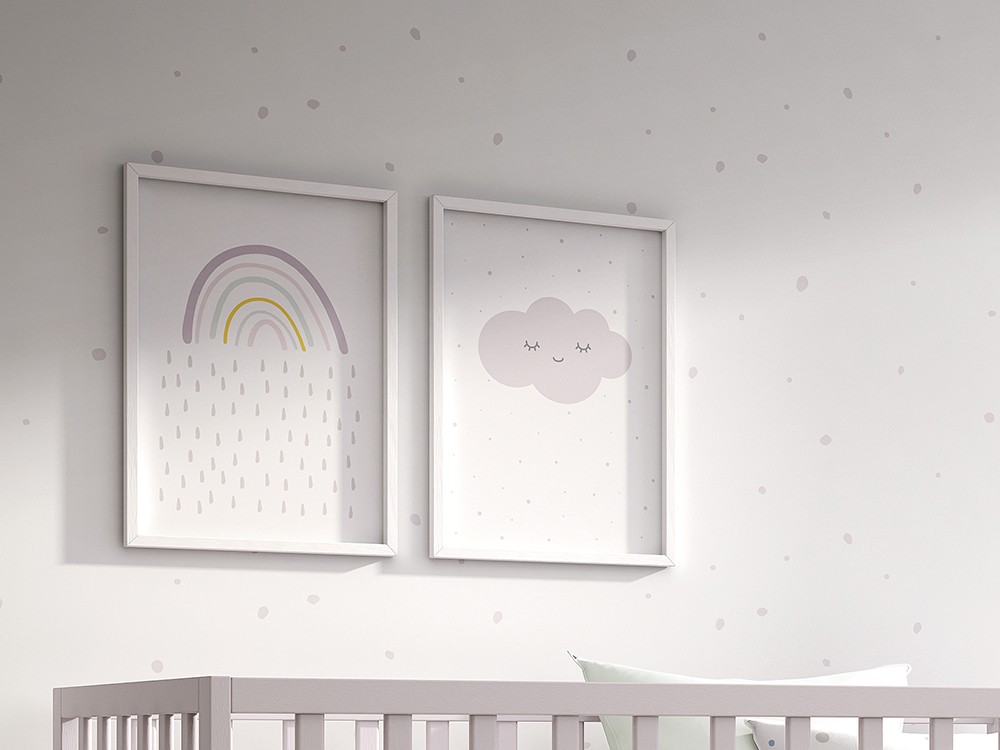 cuadro enmarcado rainbow mood mini violana