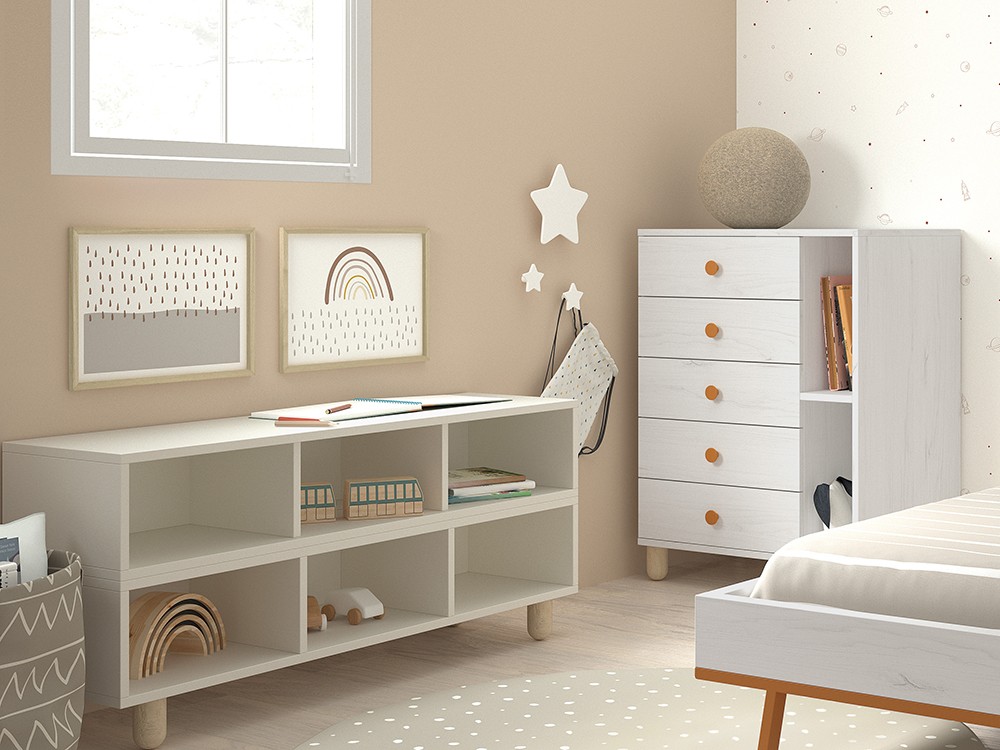 cuadro enmarcado arco iris mood mini greda