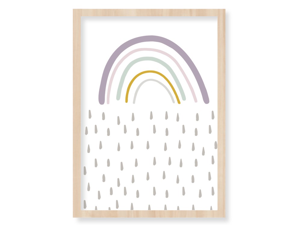 cuadro enmarcado rainbow mood mini violana
