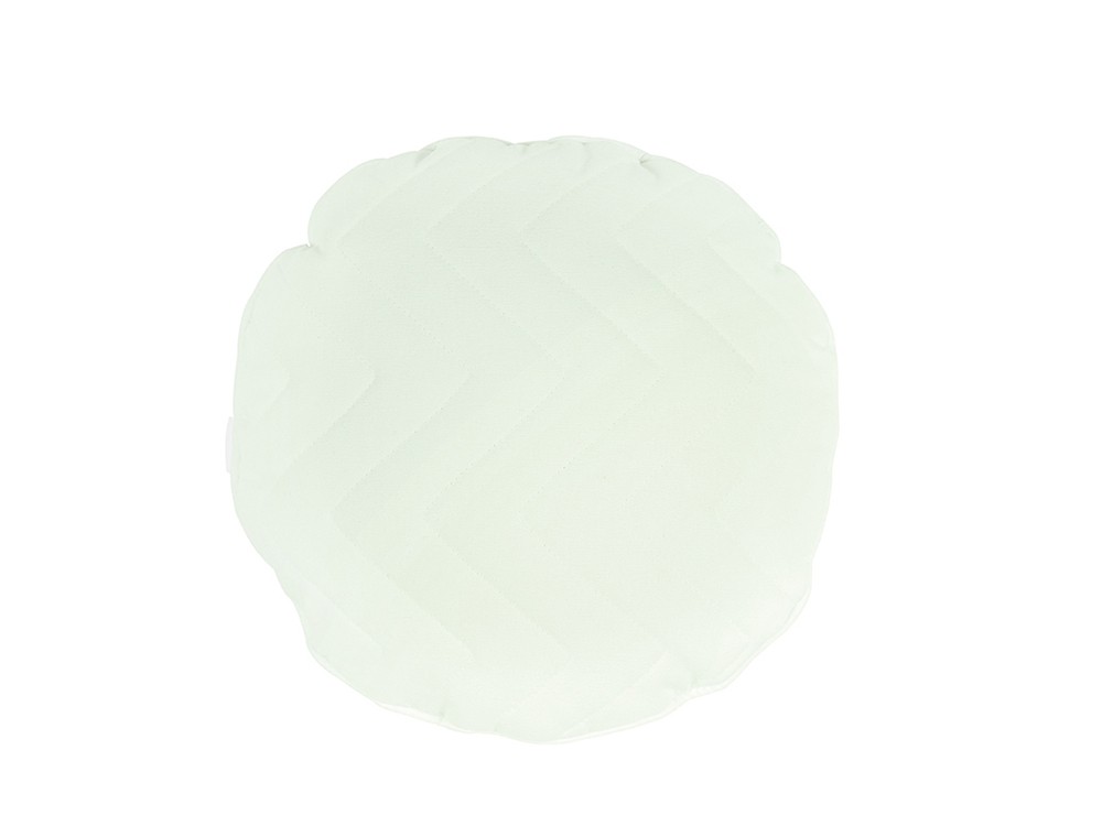 Cojín redondo zig-zag agua