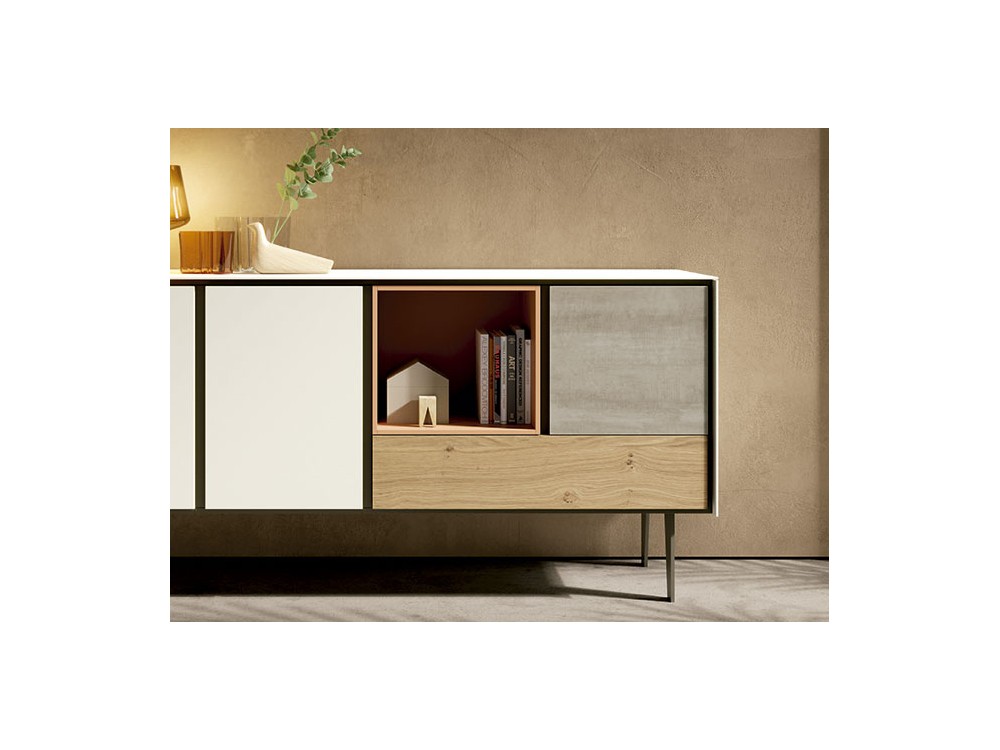 Aparador con frente porcelánico New Book Vive - 2