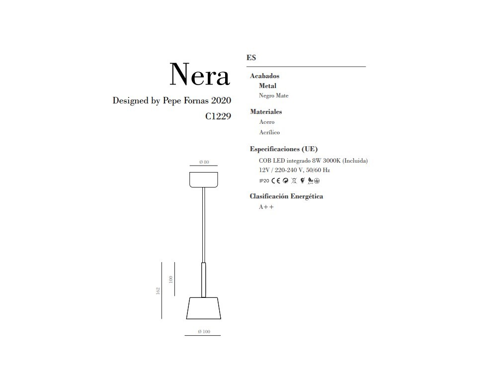 Lámpara de techo Nera Aromas del Campo - 4