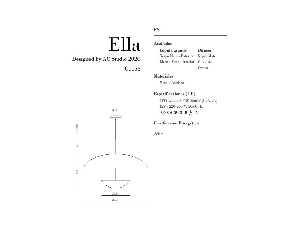 Lámpara de techo Ella Aromas del Campo - 4