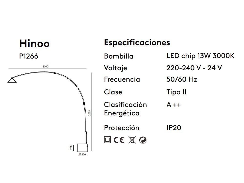 Lámpara de pie Hinoo Aromas del Campo - 5