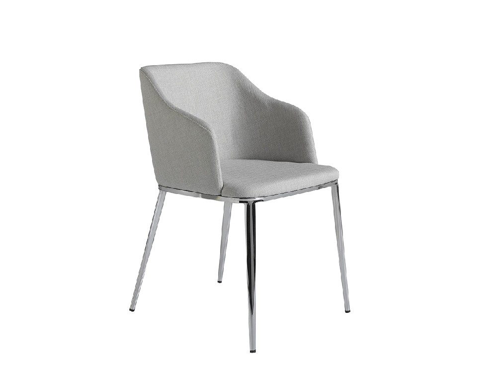 Silla tapizada en tela con estructura de acero Ángel Cerdá 4050 Ángel Cerdá - 1