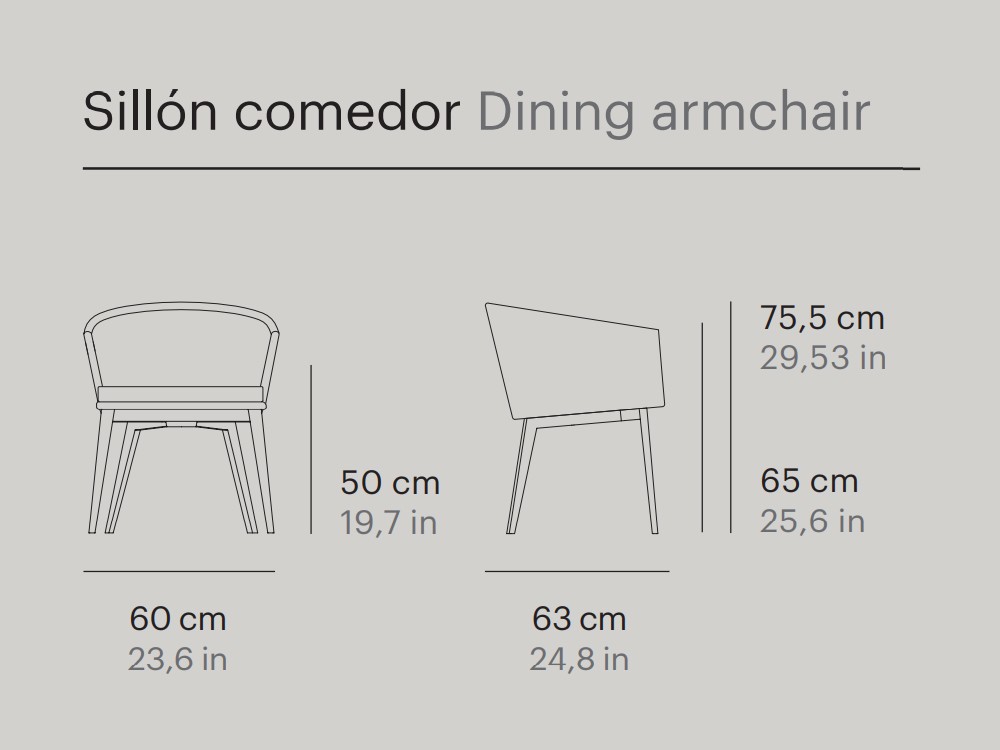 Silla con brazos de exterior Arc Point Point - 13