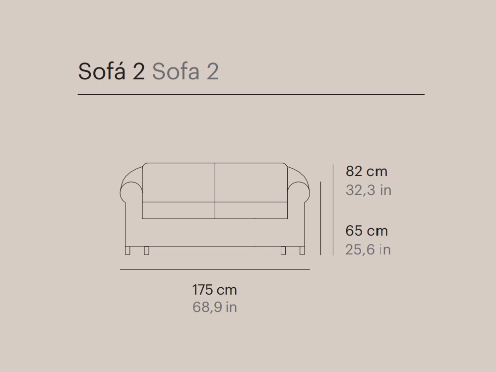 Sofá de fibra sintética Brumas Point Point - 15