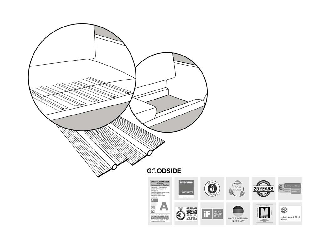 Sofá para exterior City Point Point - 56