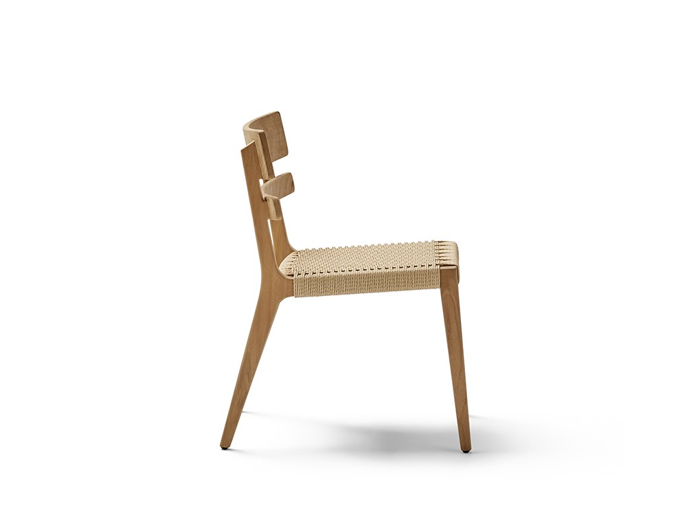 Silla de madera de teca Paralel Point Point - 3