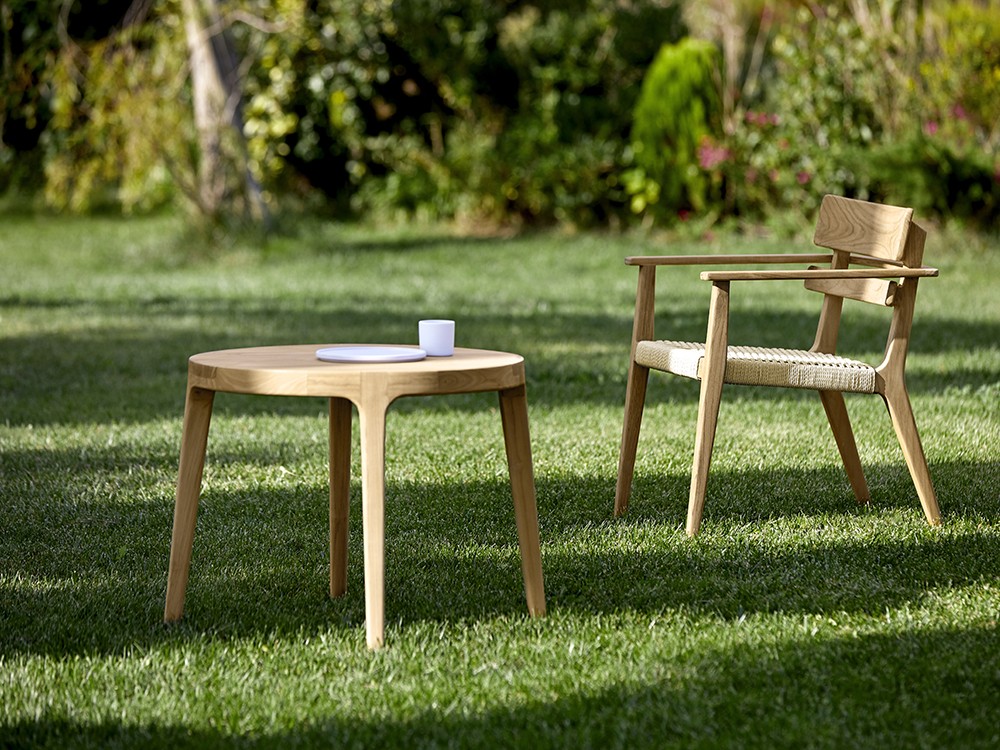 Sillón club de madera de teca Paralel Point Point - 9