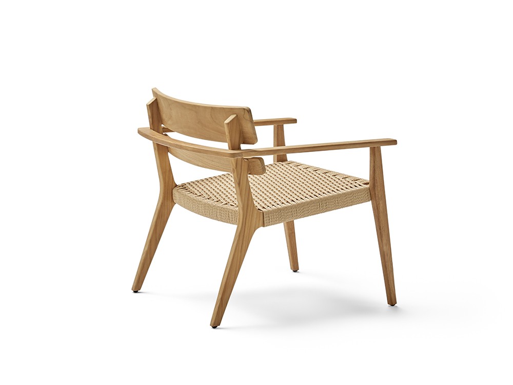 Sillón club de madera de teca Paralel Point Point - 4