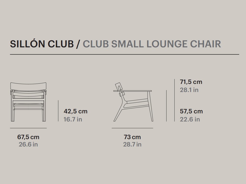 Sillón club de madera de teca Paralel Point Point - 7