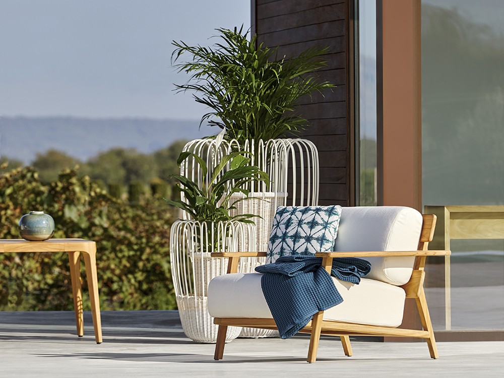 Sillón de madera de teca Paralel Point Point - 10