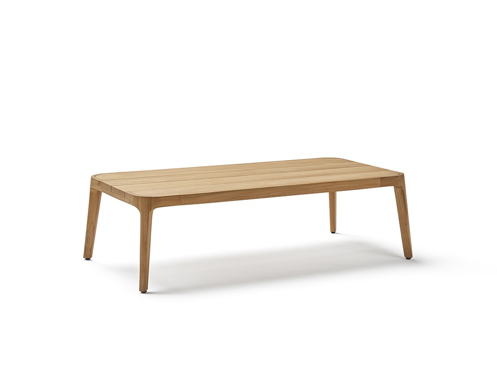 Mesa de centro de madera de teca Paralel Point Point - 2