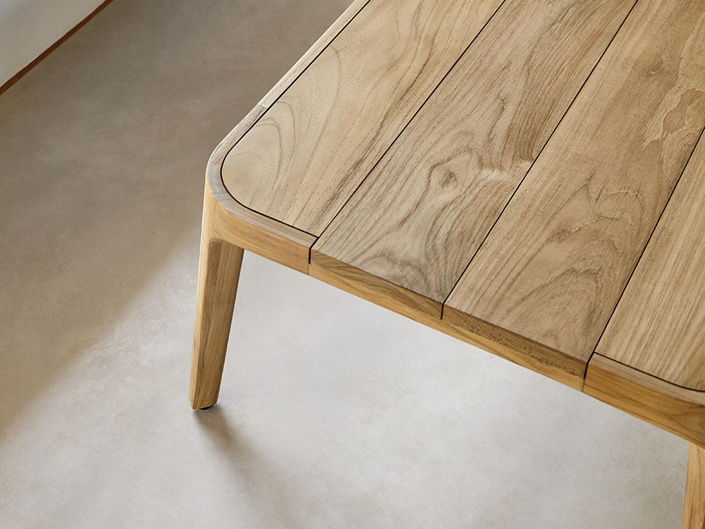 Mesa de centro de madera de teca Paralel Point Point - 3