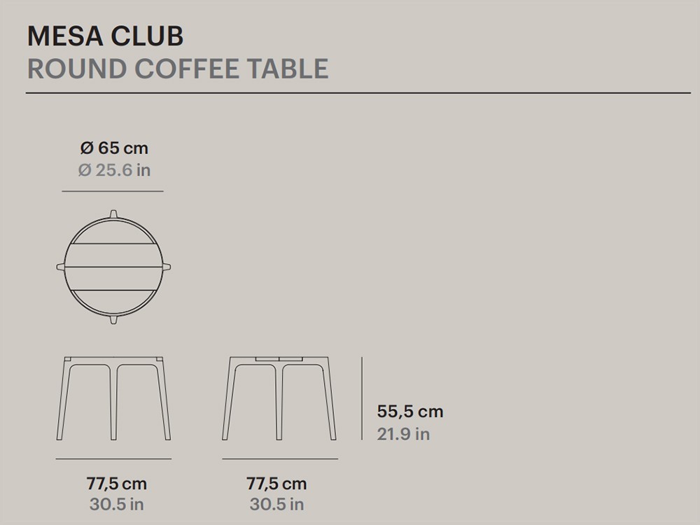 Mesa de rincón redonda o cuadrada Paralel Point Point - 9