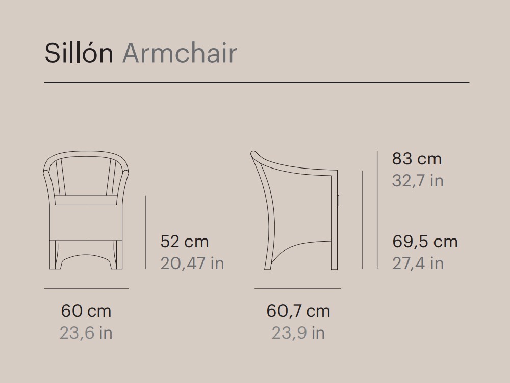 Sillón de fibra sintética Sagra Point Point - 7