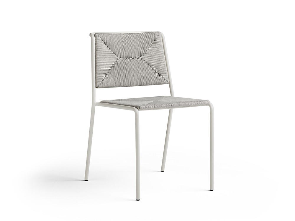 Silla de aluminio con asiento de cuerda Summer Point Point - 3