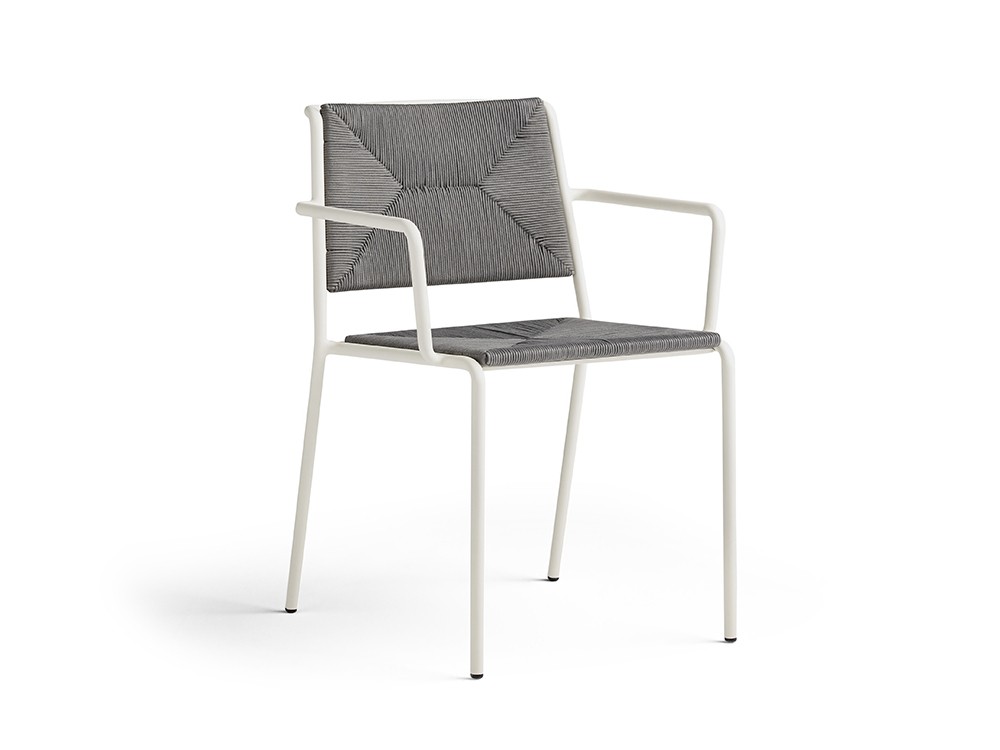 Silla con brazos con asiento de cuerda Summer Point Point - 2