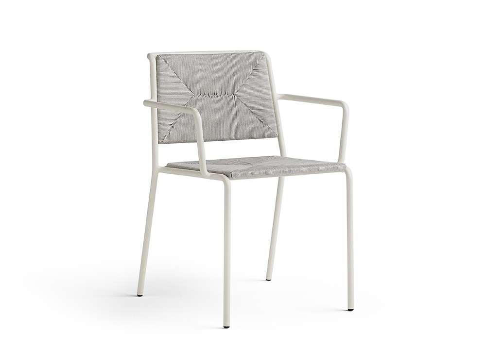 Silla con brazos con asiento de cuerda Summer Point Point - 3