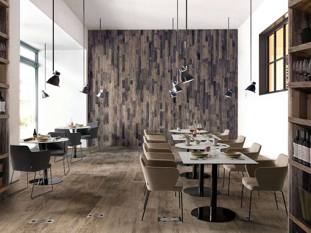 Sillón tapizado con patas metálicas en patín Evia PP Doos - 1